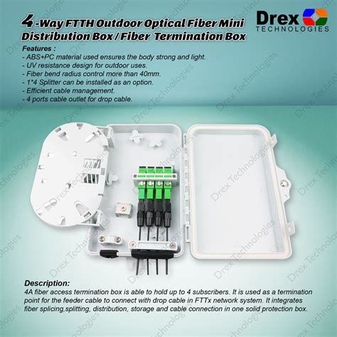 distribution box cord|fiber optic outlet box.